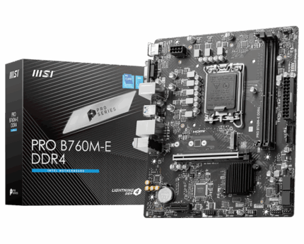 MSI Pro B760M-E DDR4 Motherboard